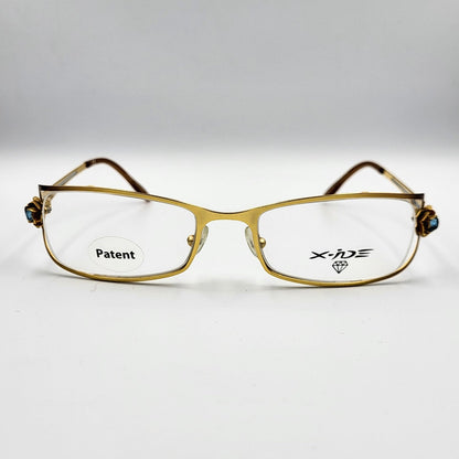 X - IDE STRIPE Gold Nylor Eyeglasses – Unique Eyeglasses by Nevermore Lifestyle & Tech |