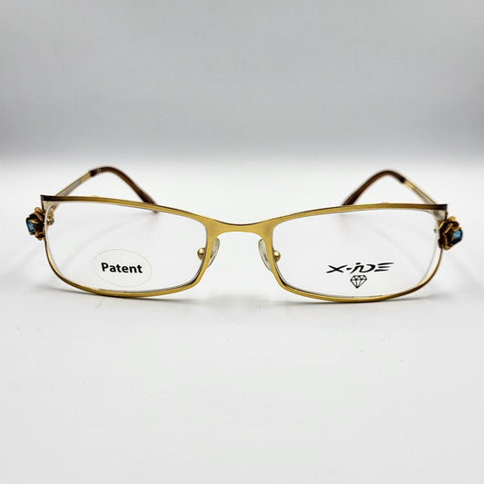 X - IDE STRIPE Gold Nylor Eyeglasses – Unique Eyeglasses by Nevermore Lifestyle & Tech |