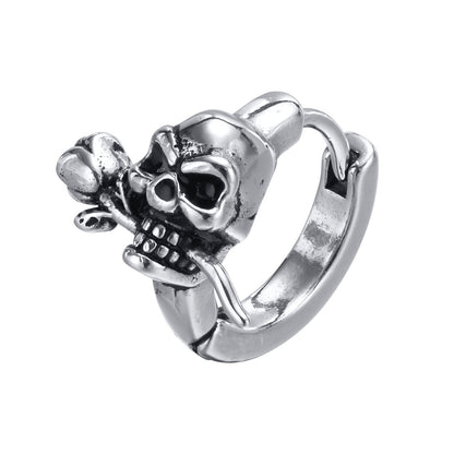 Xavier Emberstone - The Nevermore Gothic Earring Stainless Steel Skull – Unique Gothic Earrings by Nevermore Lifestyle & Tech | 1pcs