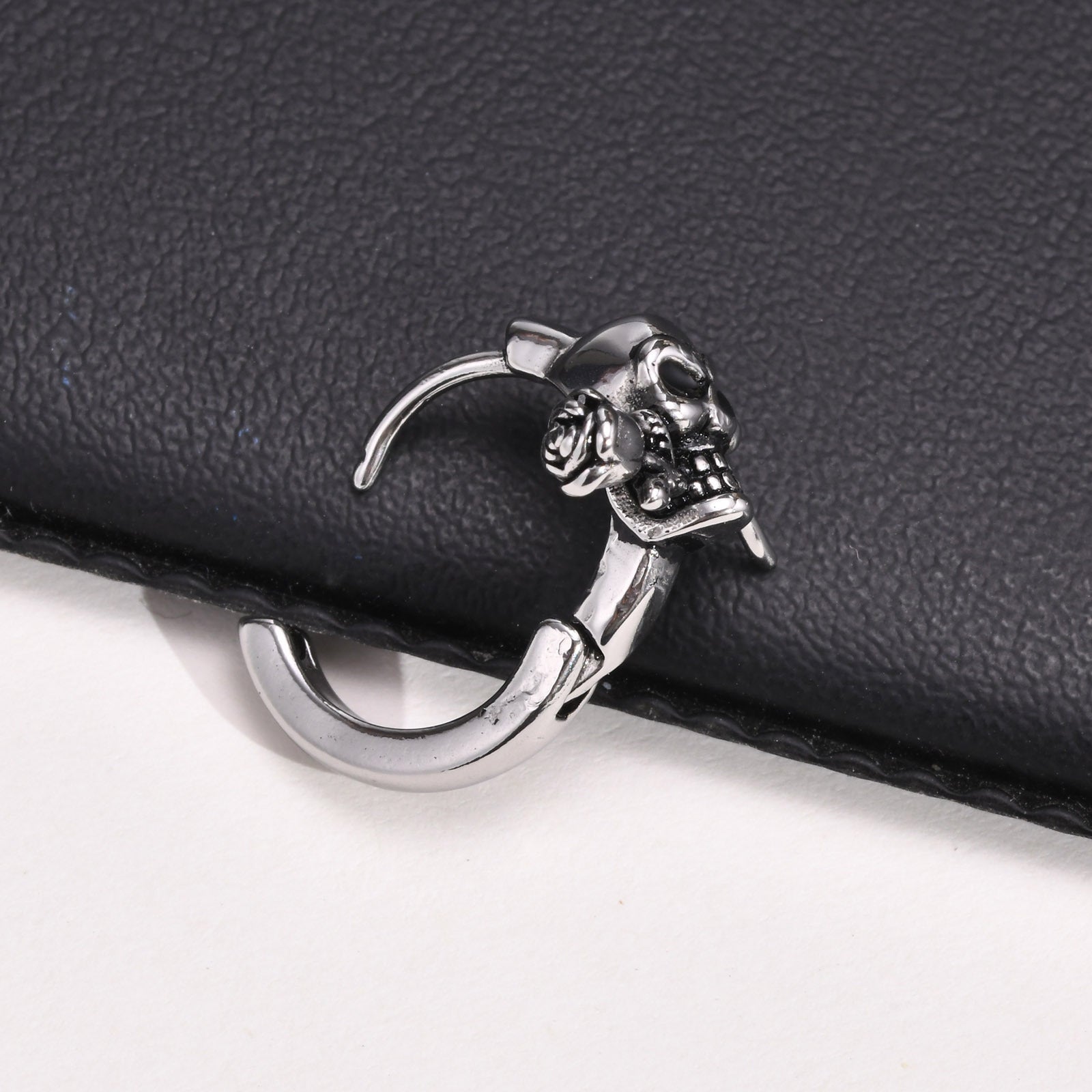 Xavier Emberstone - The Nevermore Gothic Earring Stainless Steel Skull – Unique Gothic Earrings by Nevermore Lifestyle & Tech | 1pcs