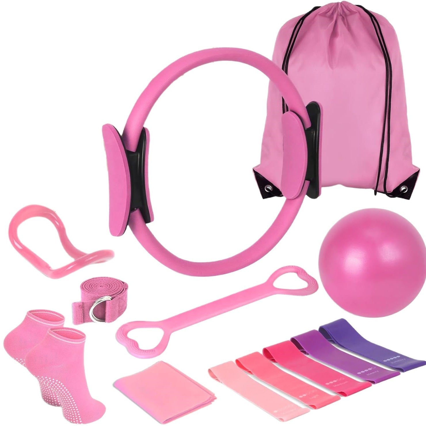 Yoga Pilates Roller 13-piece Set Fitness Suit