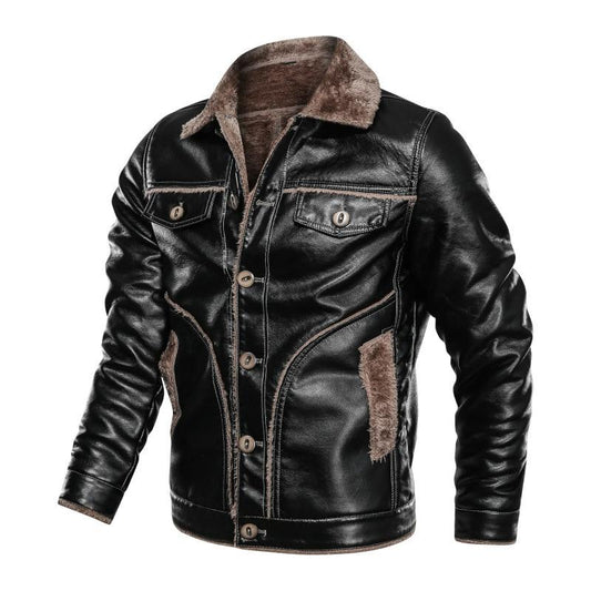 Zen - The Nevermore Leather Jacket for Men – Unique Men's Fashion by Nevermore Lifestyle & Tech | 3XL Black
