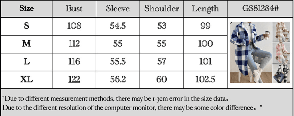 Ziarre Anitra - Plush Plaid Coat by The Nevermore – Unique Coats for Women by Nevermore Lifestyle & Tech | L Pink And White Plaid