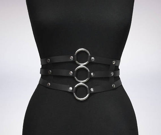 Zora Lonesomemoon – Leather Belt Black by The Nevermore – Unique Belts by Nevermore Lifestyle & Tech | Black